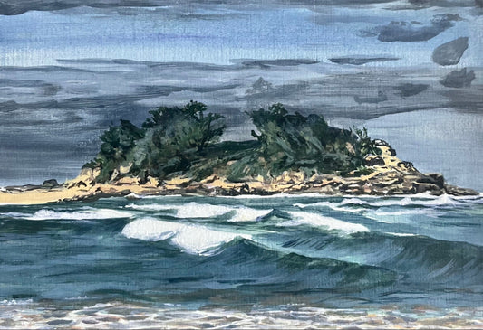 Beach Island - Original A5 Artwork