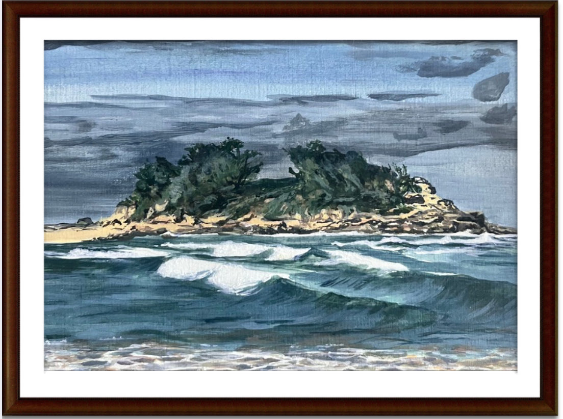 Beach Island - Original A5 Artwork